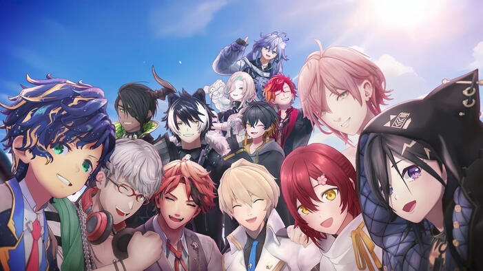 3D group photo of holostars and uproar